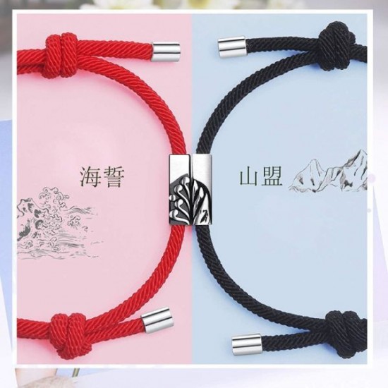 Couples Bracelets Magnetic Mutual Attraction Relationship Matching Friendship Rope Bracelet Set For Women Men Him Her BFF Best Friends Bracelet Braided Valentine's Day Gift Couples Bracelets Magnetic Mutual Attraction Relationship Matching Friendship Rope Bracelet Set For Women Men Him Her BFF Best Friends Bracelet Braided Valentine's Day Gift